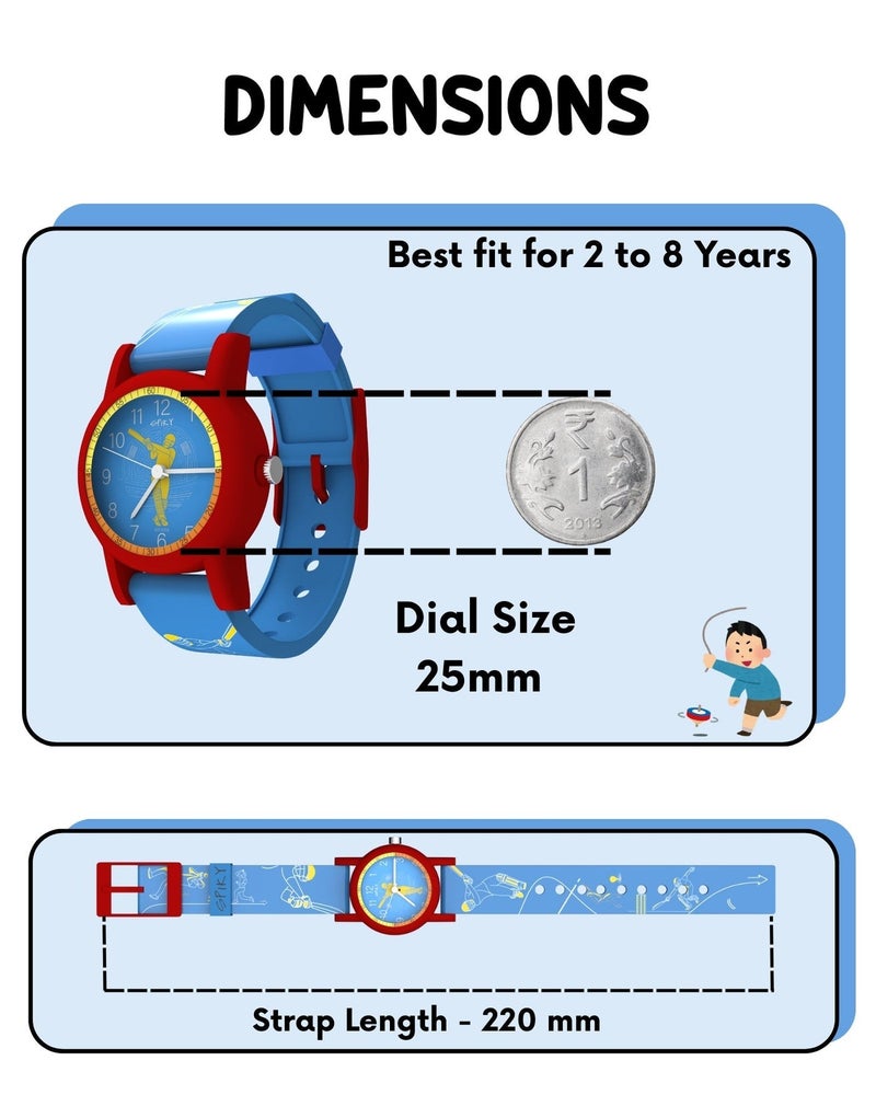 SPIKY SLEEK Round Floral Printed Analog Watch for Kids - Image 5